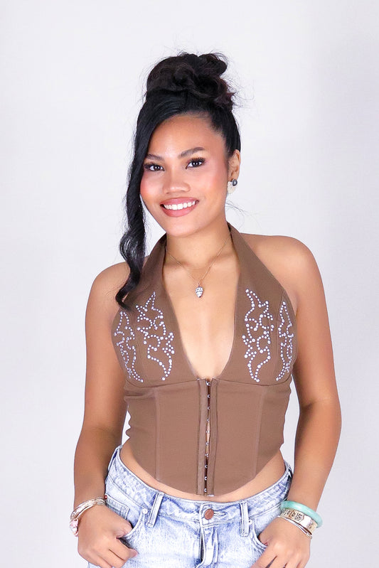 DESERT REBEL HALTER TOP