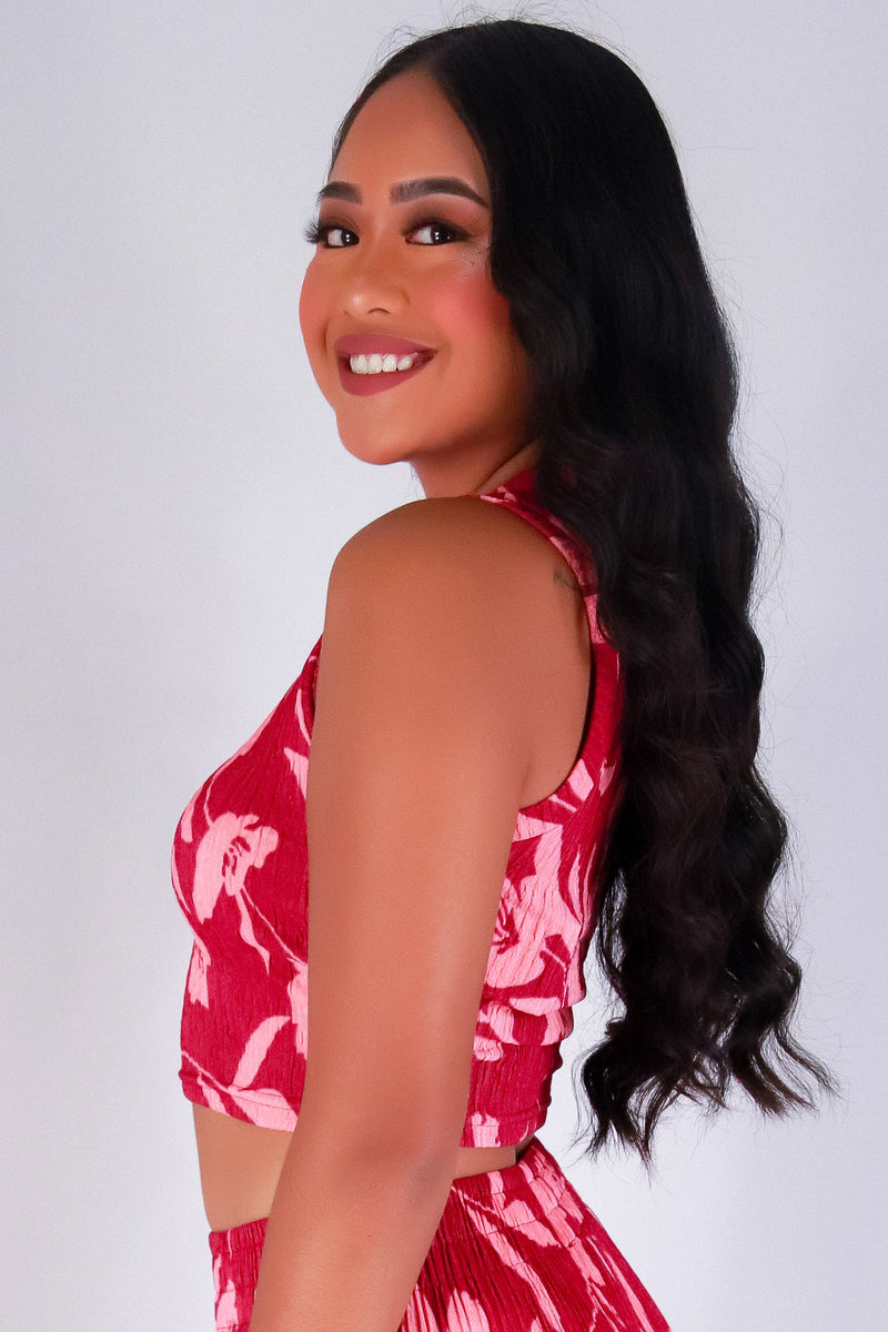 Jeans Warehouse Hawaii - MATCHING SEPARATES - SUNSET JUNGLE TOP | By LOVE POEM