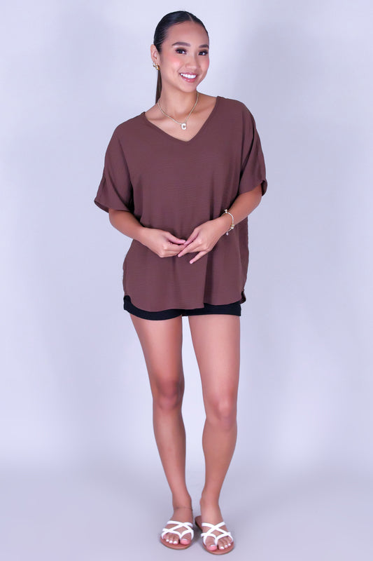 SUMMER CLASS V-NECK TOP