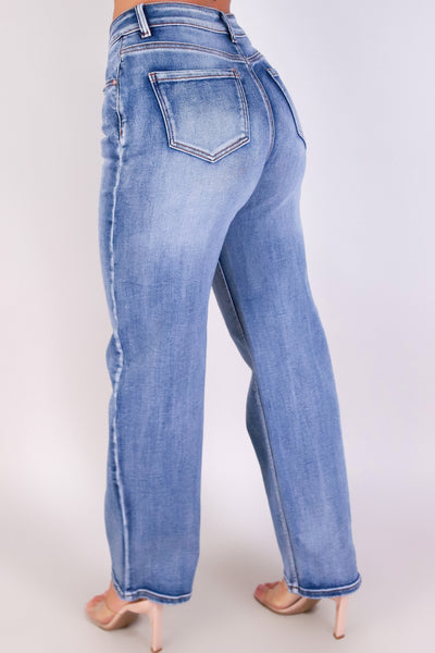 Jeans Warehouse Hawaii - JEANS - STRAIGHT UP BABE JEANS | By WAX JEAN