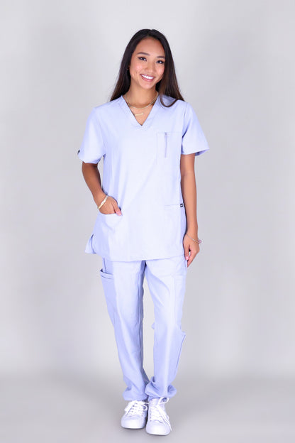 BE PATIENT WITH ME SCRUB TOP