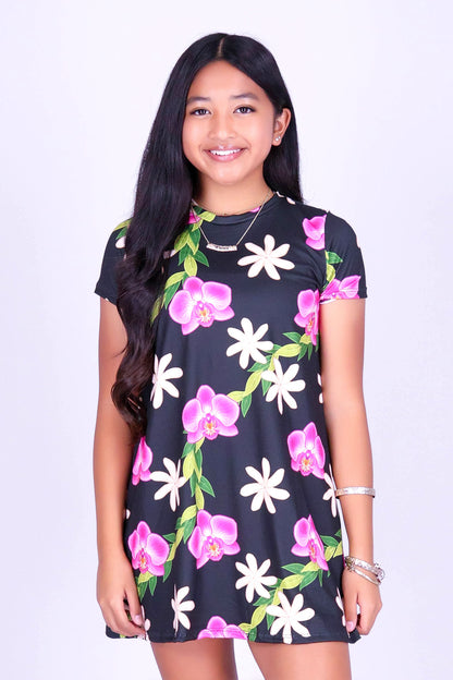 ORCHID TIARE TRAPEZE DRESS | KIDS SIZE 2-16