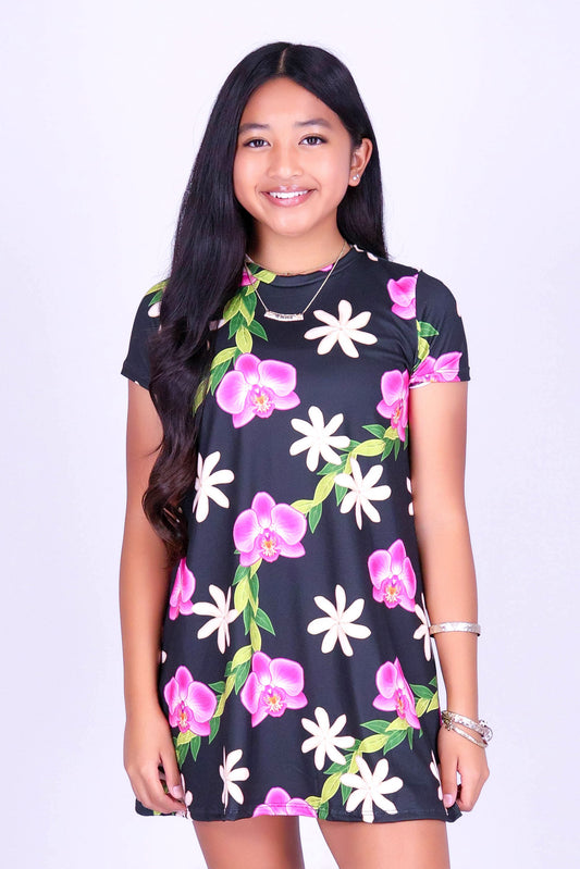 ORCHID TIARE TRAPEZE DRESS | KIDS SIZE 2-16