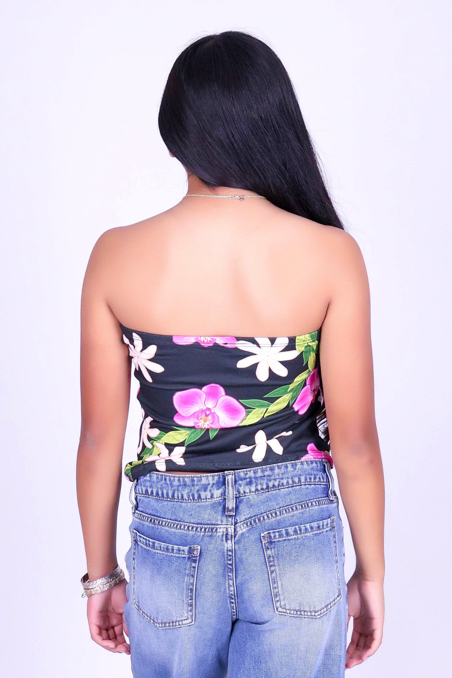 ORCHID TIARE TUBE TOP | KIDS SIZE 2-16