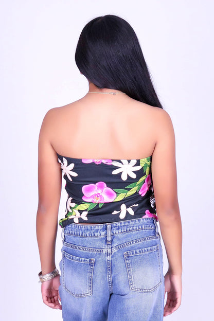 ORCHID TIARE TUBE TOP | KIDS SIZE 2-16