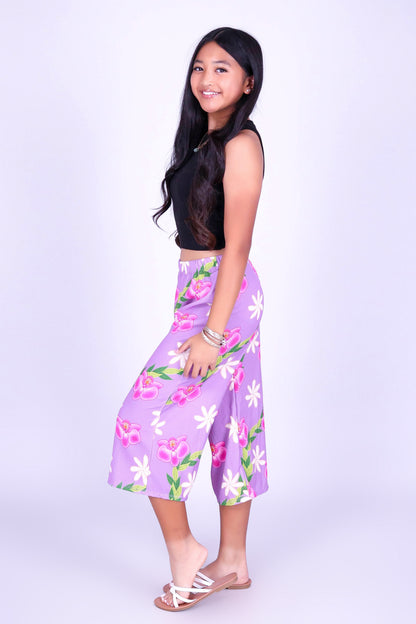 ORCHID TIARE CAPRI'S | KIDS SIZE 2-16