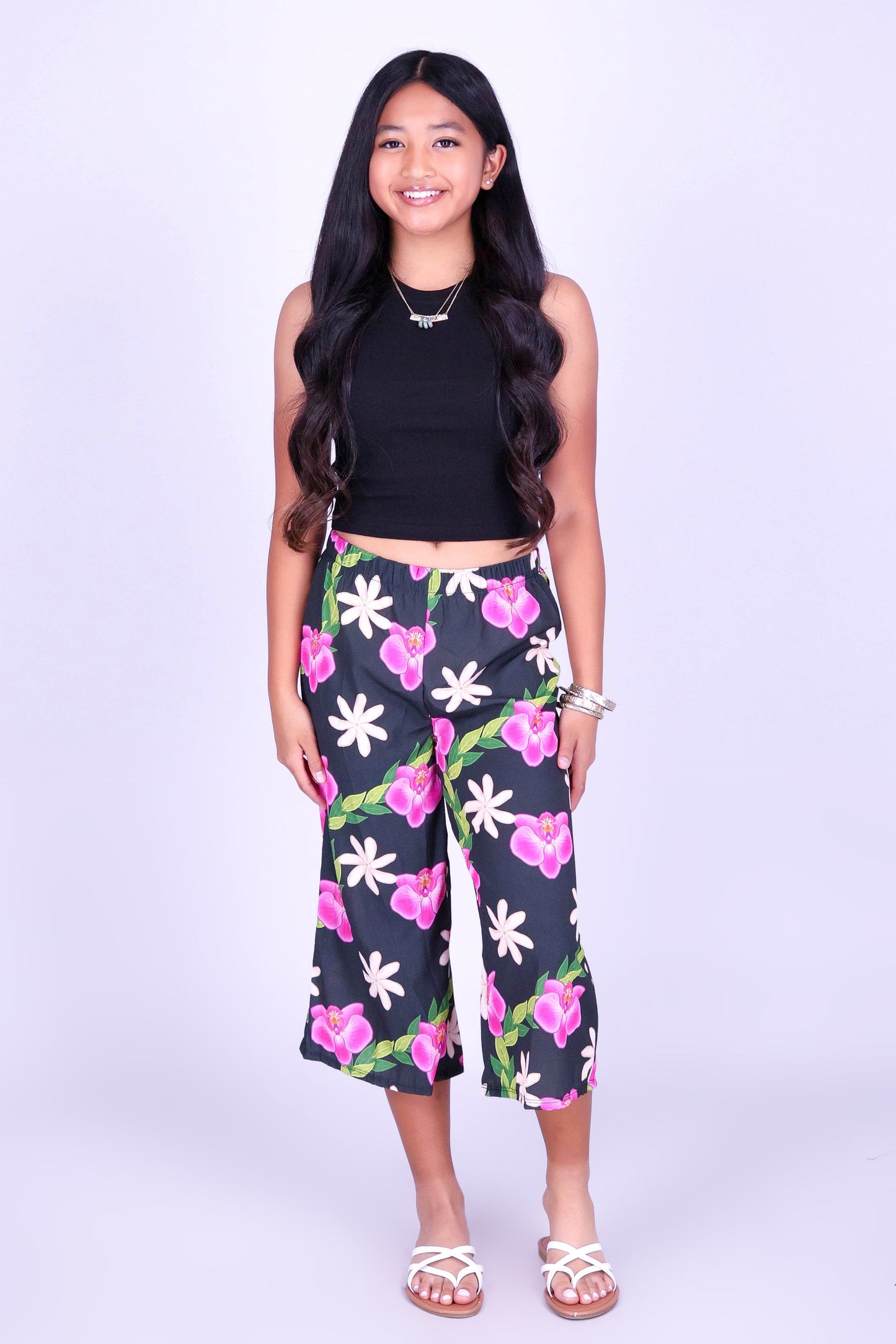 ORCHID TIARE CAPRI'S | KIDS SIZE 2-16
