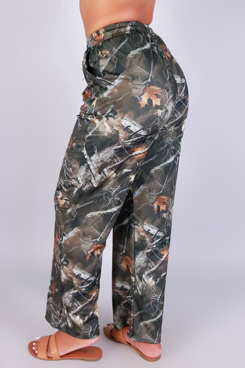 Jeans Warehouse Hawaii - PRINT WOVEN PANTS - BORN TO ROAM HUNTING CAMO PANTS | By GREENWELL PROMOTIONS LTD