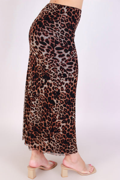 Jeans Warehouse Hawaii - KNIT LONG SKIRT - WILD INSTINCT SKIRT | By HEART & HIPS
