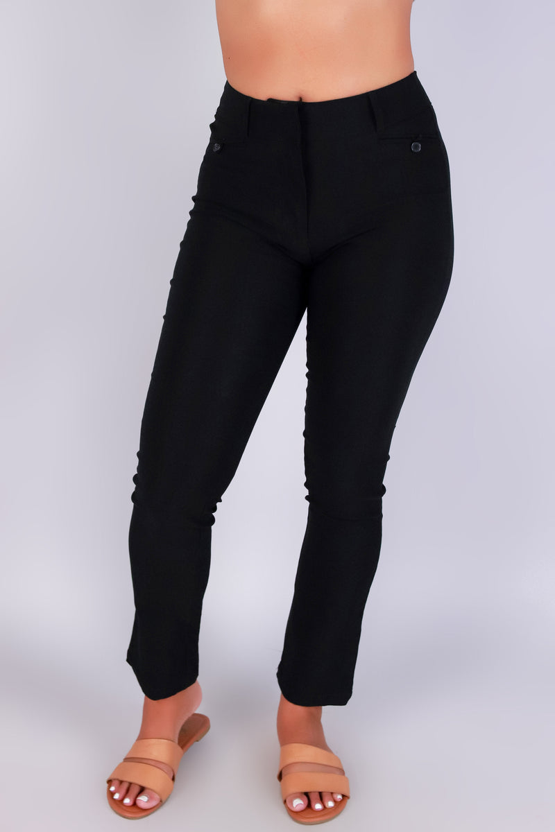 Jeans Warehouse Hawaii - DRESSY WORK PANT/CAPRI - RUN THE ROOM PANTS | By BARON DISTRIBUTORS