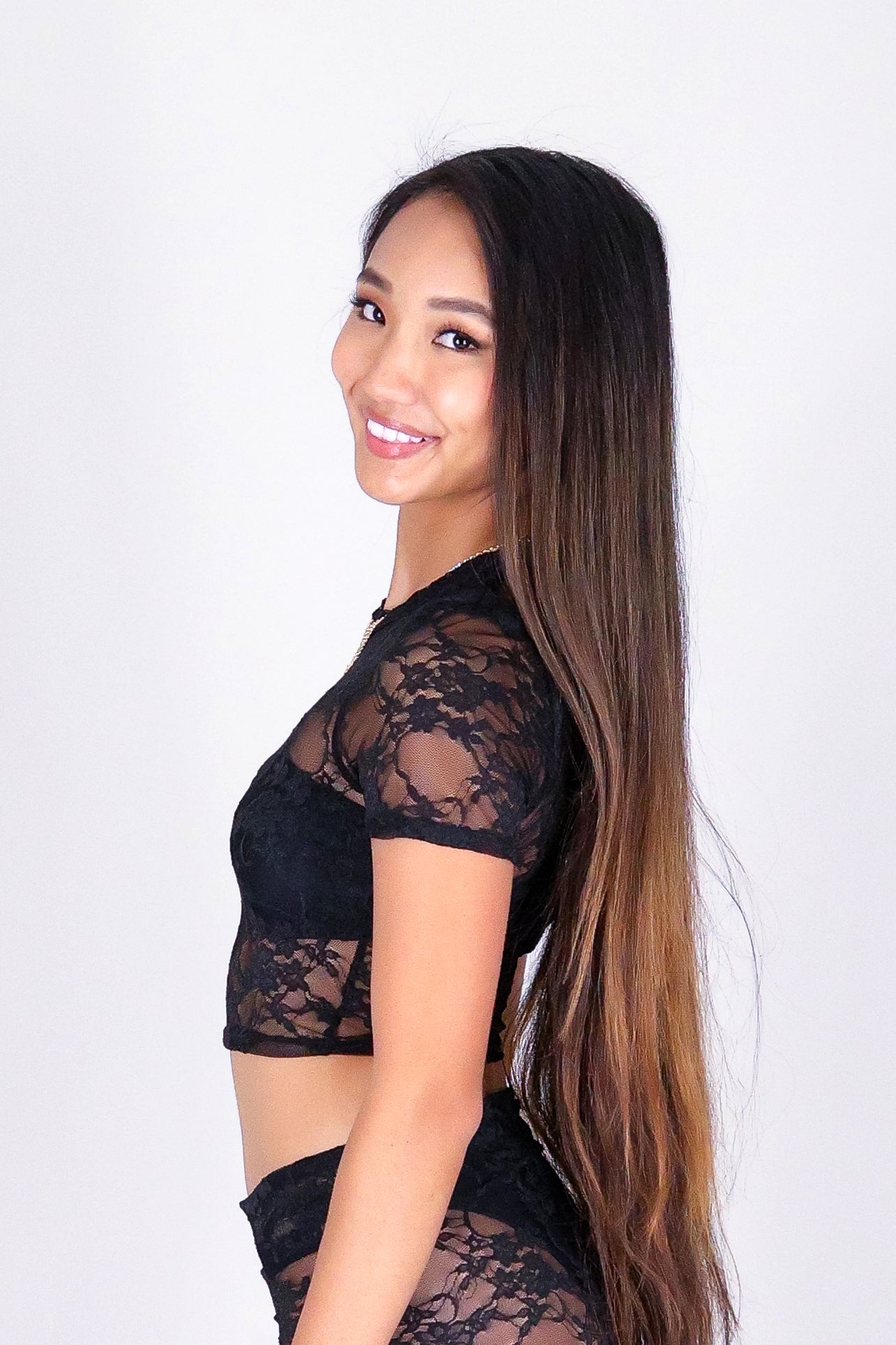 WHISPER LACE CROP TOP