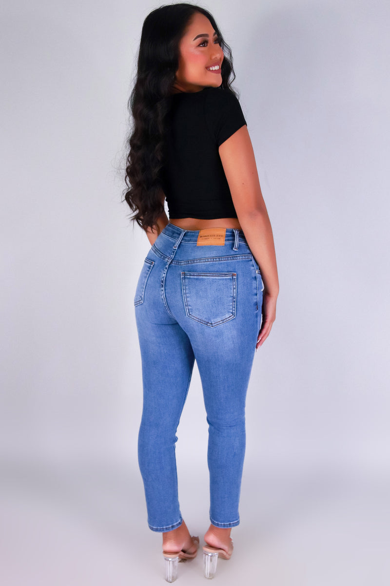 Jeans Warehouse Hawaii - JEANS - EASY BLUE JEANS | By MONKEY RIDE JEANS