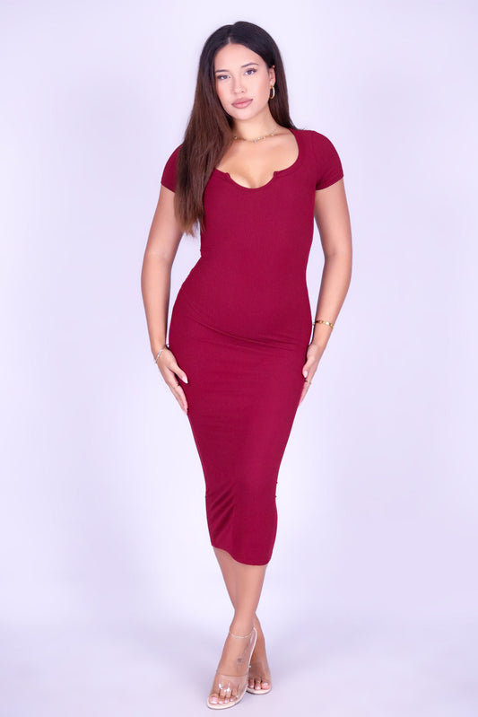 LOVE ME LATER MIDI DRESS