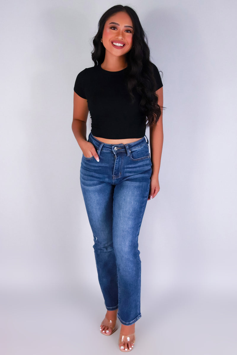 Jeans Warehouse Hawaii - JEANS - PRETTY IN BLUE JEANS | By MONKEY RIDE JEANS
