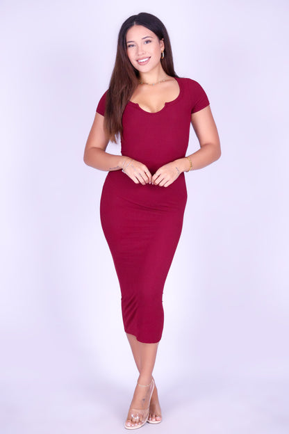 LOVE ME LATER MIDI DRESS