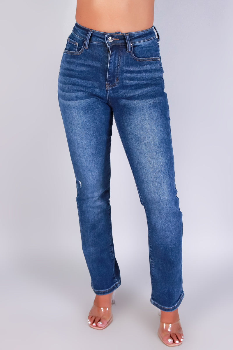 Jeans Warehouse Hawaii - JEANS - PRETTY IN BLUE JEANS | By MONKEY RIDE JEANS