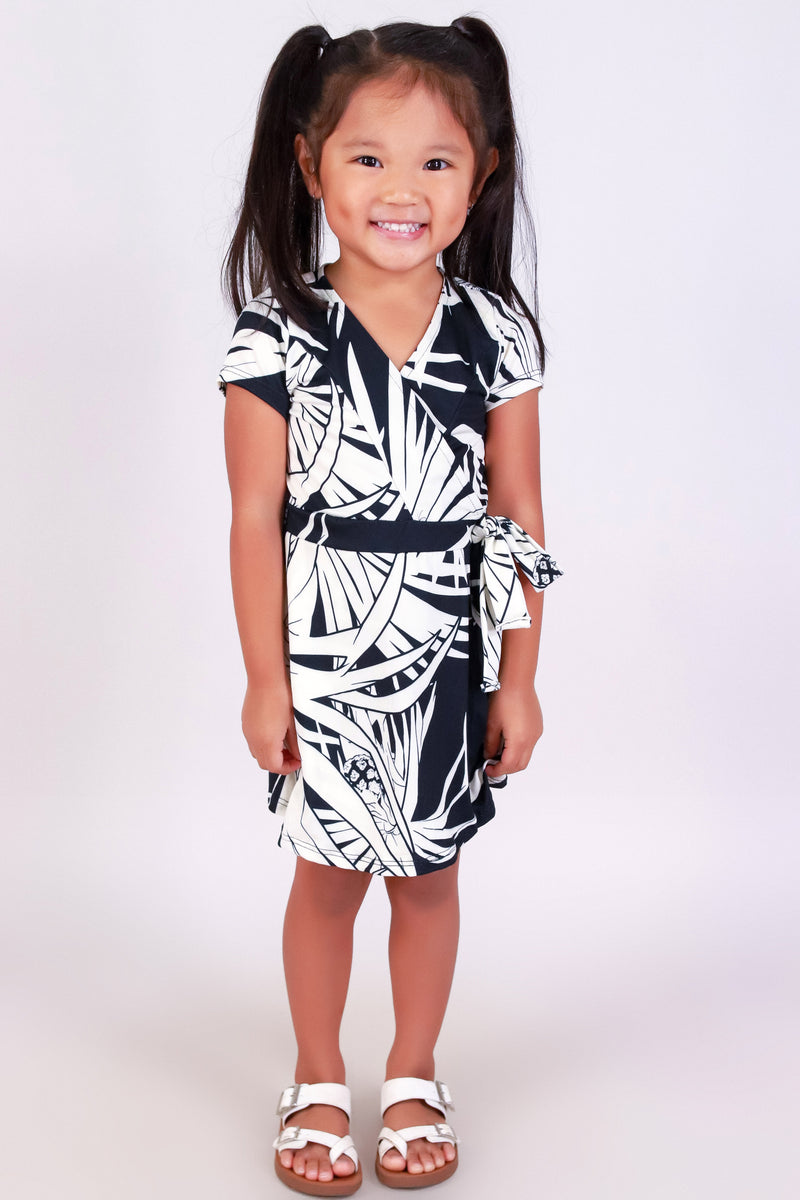 Jeans Warehouse Hawaii - DRESSES 2T-4T - LAUHALA WRAP ROMPER | KIDS SIZE 2T-4T | By LUZ