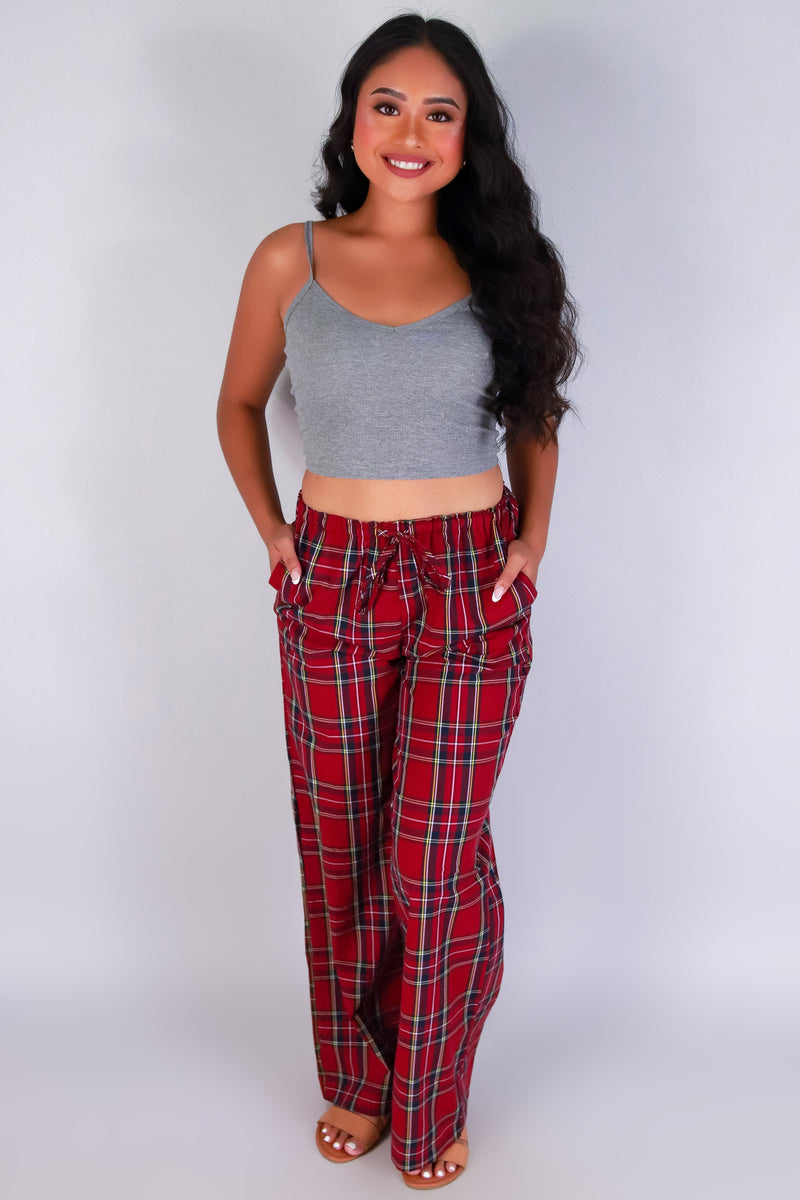 Jeans Warehouse Hawaii - PRINT WOVEN PANTS - CHECKMATE PAJAMA PANTS | By ACTIVE USA