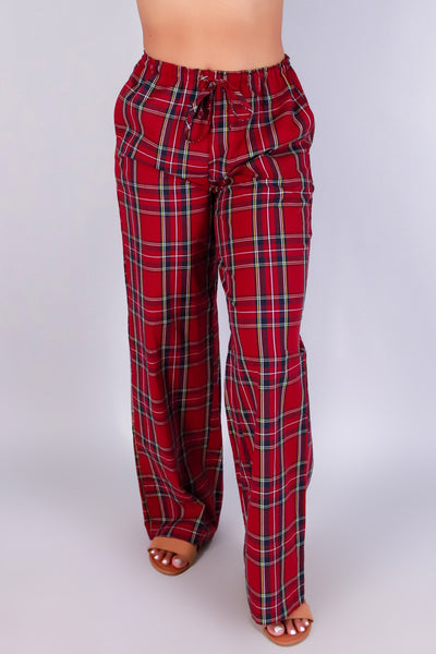 Jeans Warehouse Hawaii - PRINT WOVEN PANTS - CHECKMATE PAJAMA PANTS | By ACTIVE USA