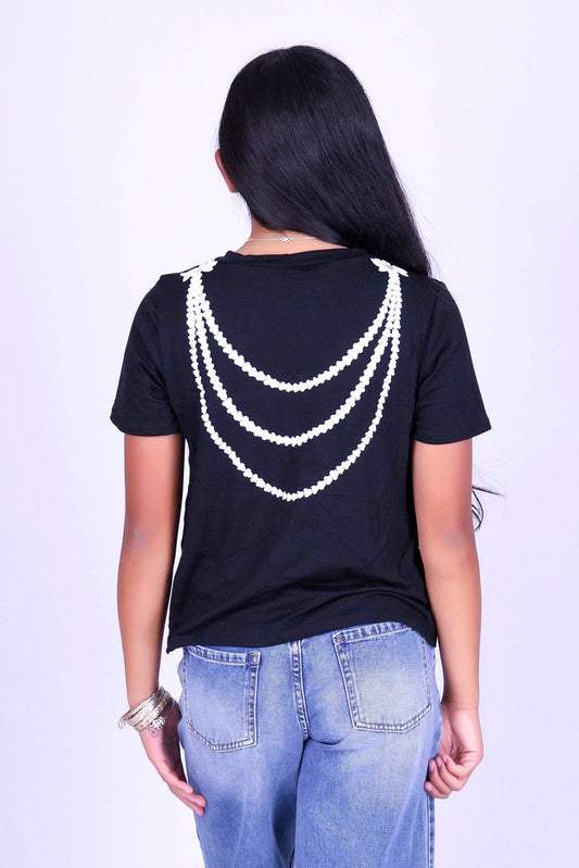 ORCHID CROWN LEI TEE | KIDS SIZE 2-16