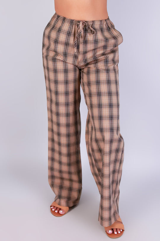 CHECKMATE PAJAMA PANTS