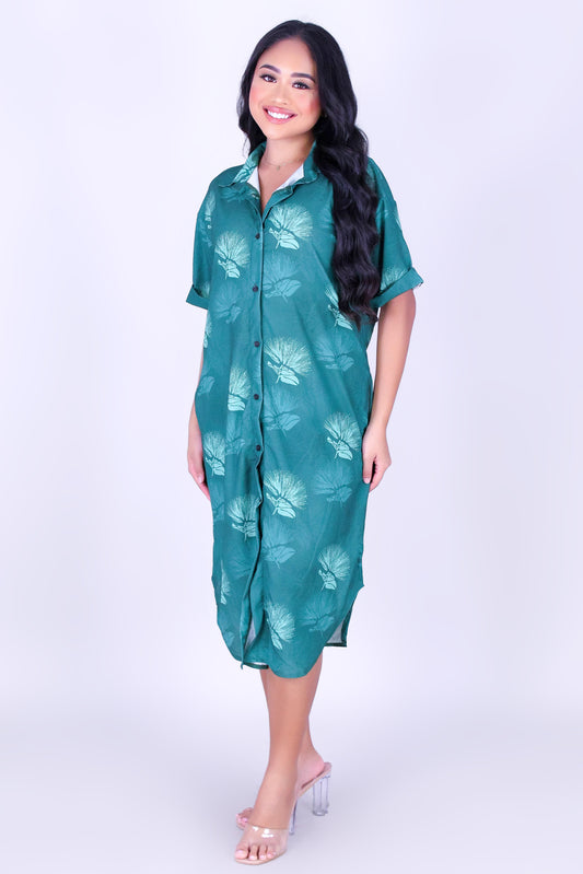 OHIA BUTTON DOWN DRESS