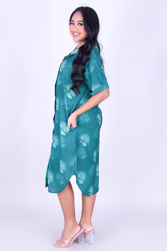 OHIA BUTTON DOWN DRESS