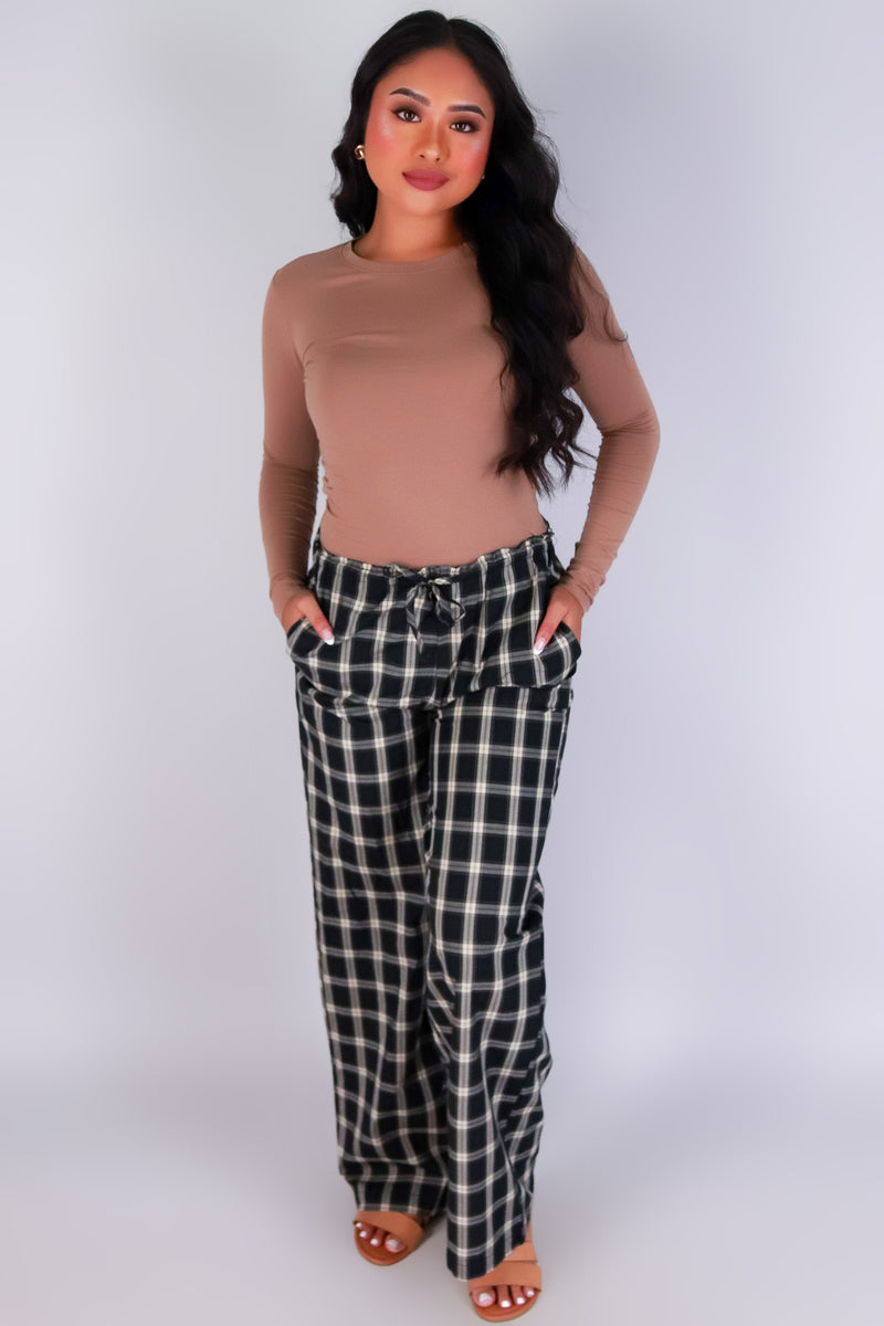 Jeans Warehouse Hawaii - PRINT WOVEN PANTS - CHECKMATE PAJAMA PANTS | By ACTIVE USA