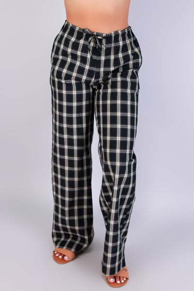 Jeans Warehouse Hawaii - PRINT WOVEN PANTS - CHECKMATE PAJAMA PANTS | By ACTIVE USA