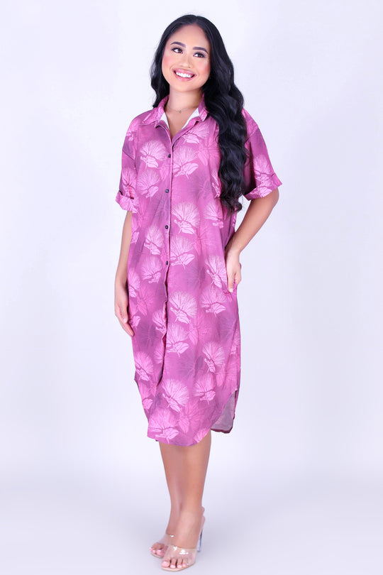 OHIA BUTTON DOWN DRESS