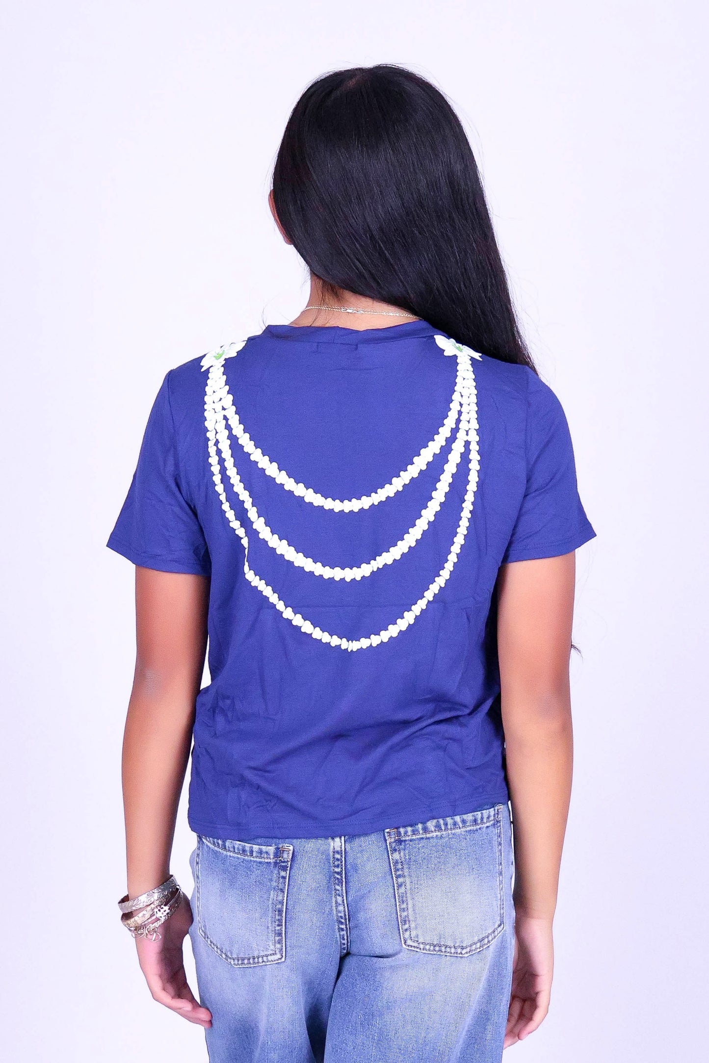 ORCHID CROWN LEI TEE | KIDS SIZE 2-16