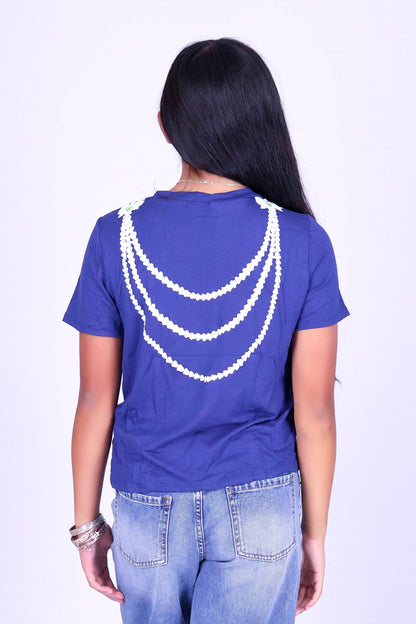 ORCHID CROWN LEI TEE | KIDS SIZE 2-16
