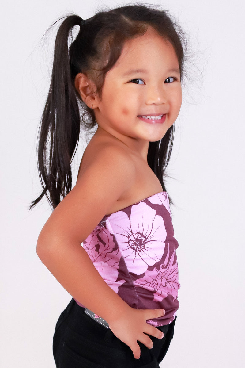 Jeans Warehouse Hawaii - S/L PRINT TOPS 2T-4T - PUA KALA TUBE TOP | KIDS SIZE 2T-4T | By LUZ