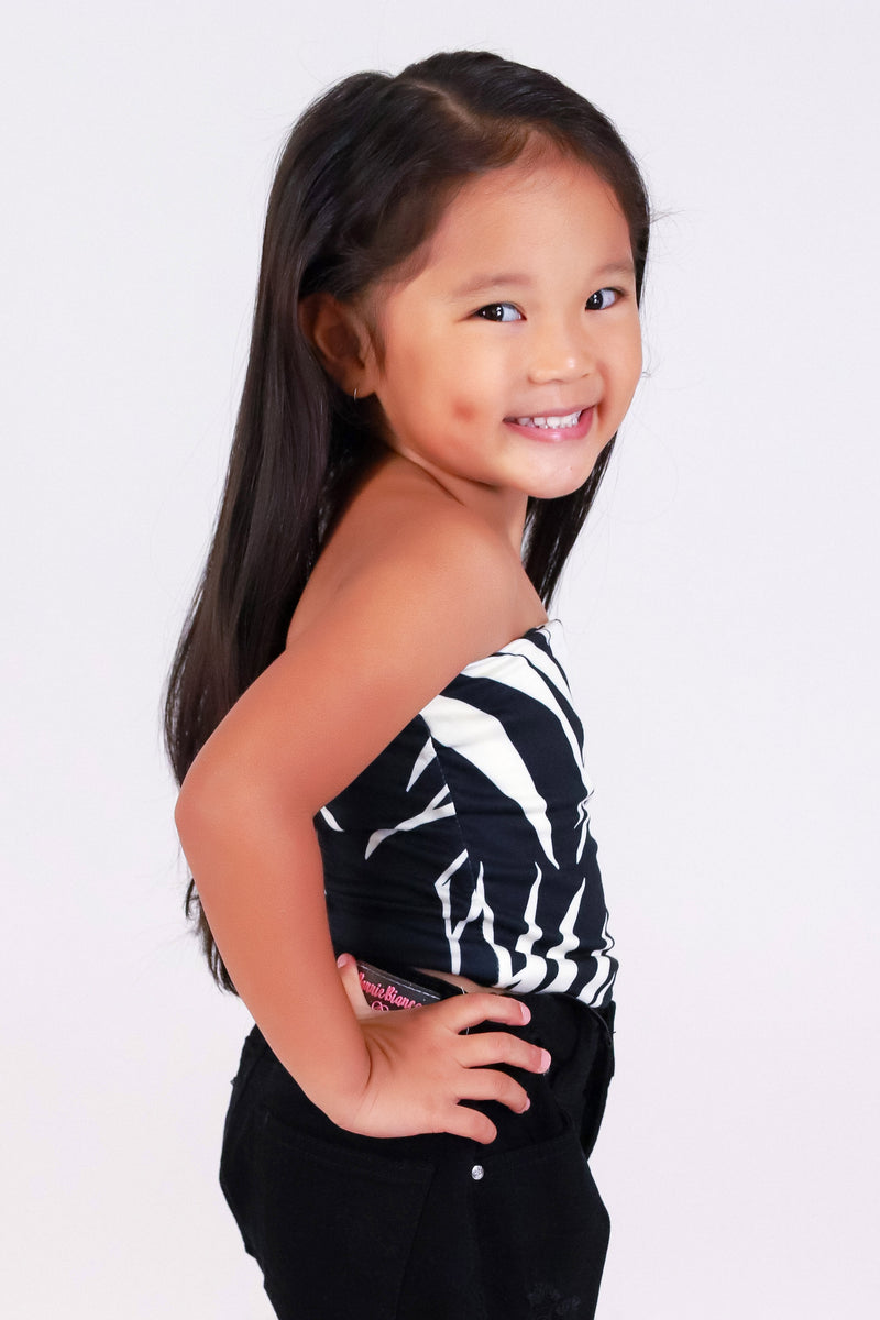 Jeans Warehouse Hawaii - S/S PRINT TOPS 2T-4T - LAUHALA TUBE TOP | KIDS SIZE 2T-4T | By LUZ