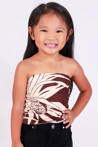 Jeans Warehouse Hawaii - S/S PRINT TOPS 2T-4T - LAUHALA TUBE TOP | KIDS SIZE 2T-4T | By LUZ