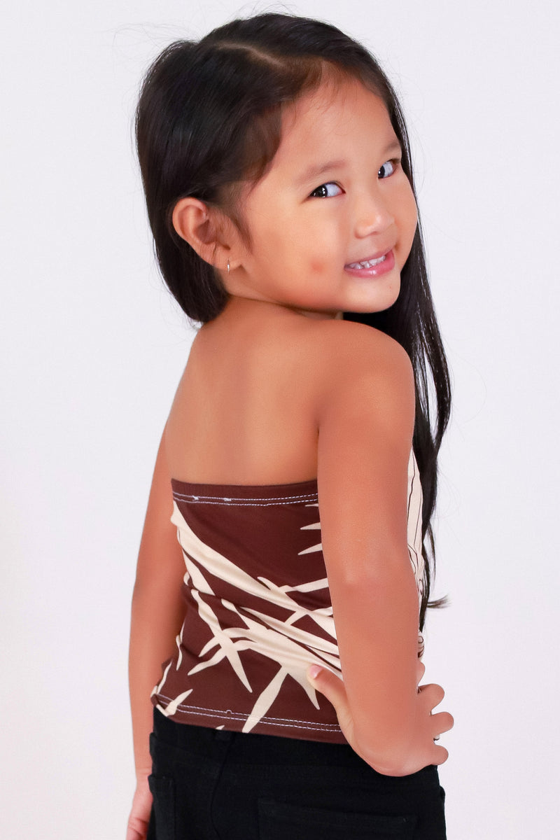 Jeans Warehouse Hawaii - S/S PRINT TOPS 2T-4T - LAUHALA TUBE TOP | KIDS SIZE 2T-4T | By LUZ