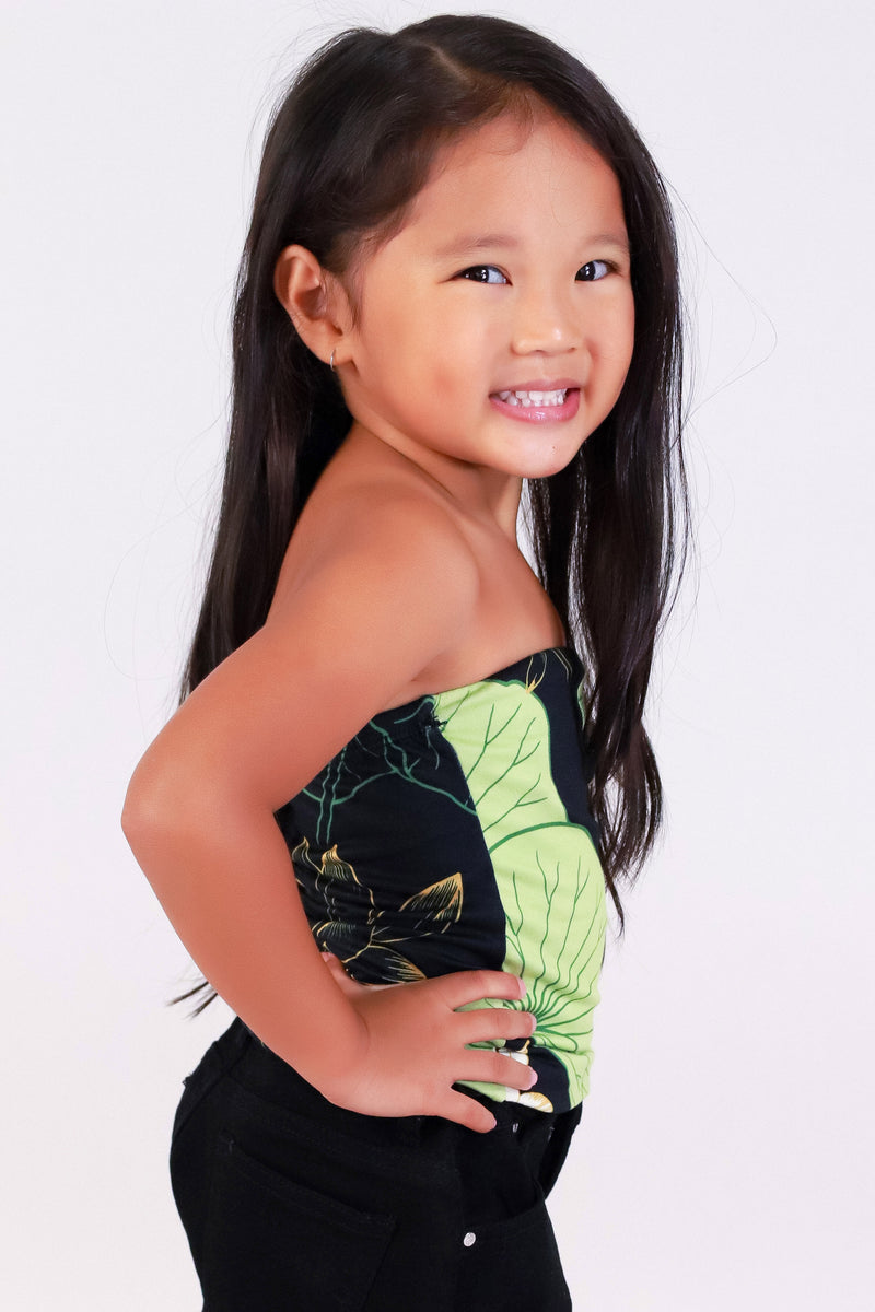 Jeans Warehouse Hawaii - S/L PRINT TOPS 2T-4T - WATER LILY TUBE TOP | KIDS SIZE 2T-4T | By LUZ