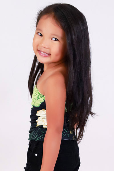 Jeans Warehouse Hawaii - S/L PRINT TOPS 2T-4T - WATER LILY TUBE TOP | KIDS SIZE 2T-4T | By LUZ