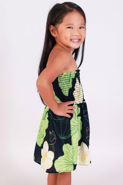 Jeans Warehouse Hawaii - DRESSES 2T-4T - WATER LILY TUBE BABYDOLL DRESS | KIDS SIZE 2T-4T | By LUZ