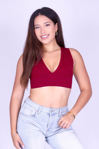 HERE FOR IT CROP TOP