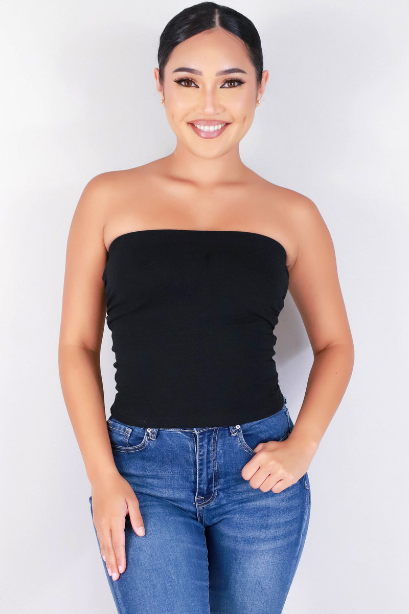 Jeans Warehouse Hawaii - TANK/TUBE SOLID BASIC - KEEP IT REAL TUBE TOP | By ZENANA (KC EXCLUSIVE,INC