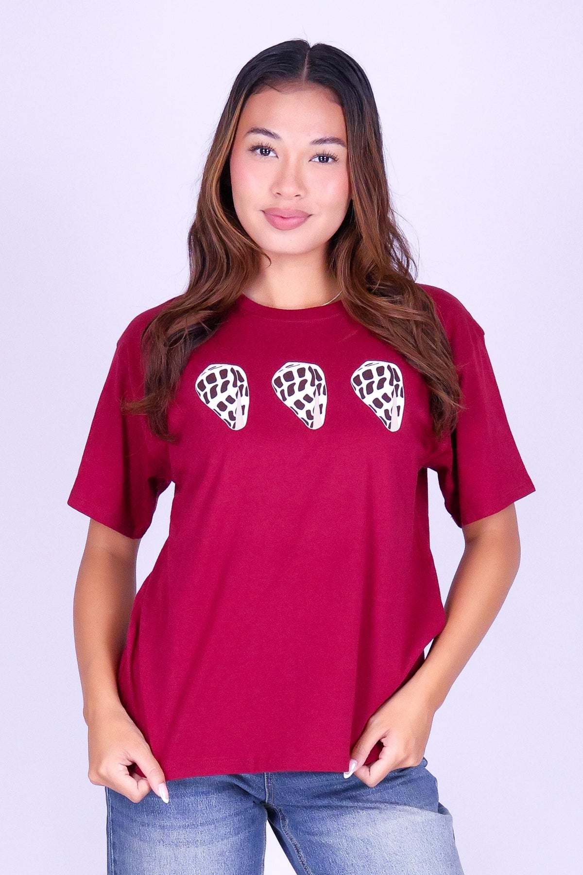 3 HEBREW SHELL OVERSIZED TEE