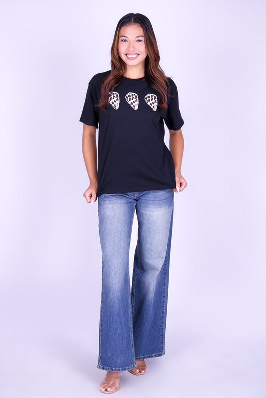 3 HEBREW SHELL OVERSIZED TEE