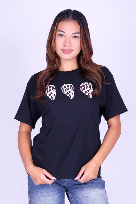 3 HEBREW SHELL OVERSIZED TEE