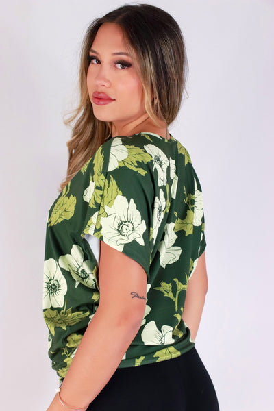 Jeans Warehouse Hawaii - SS PRINT - PUA KALA DOLMAN TOP | By LUZ