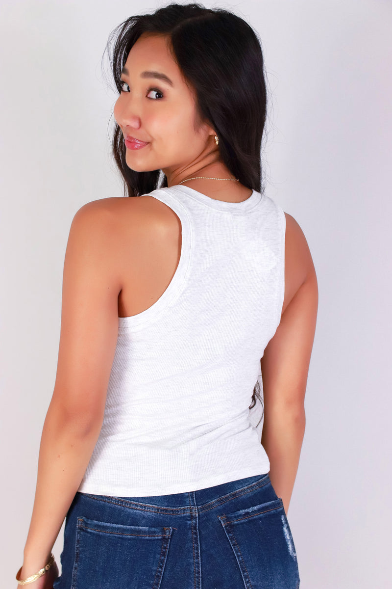 Jeans Warehouse Hawaii - TANK/TUBE SOLID BASIC - THE CLASSIC CUT TANK TOP | By CRESCITA APPAREL/SHINE I