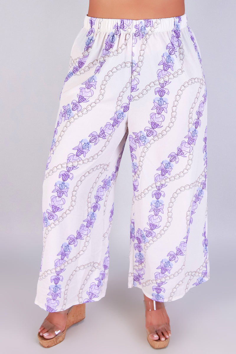 Jeans Warehouse Hawaii - PLUS PRINT WOVEN CAPRI&