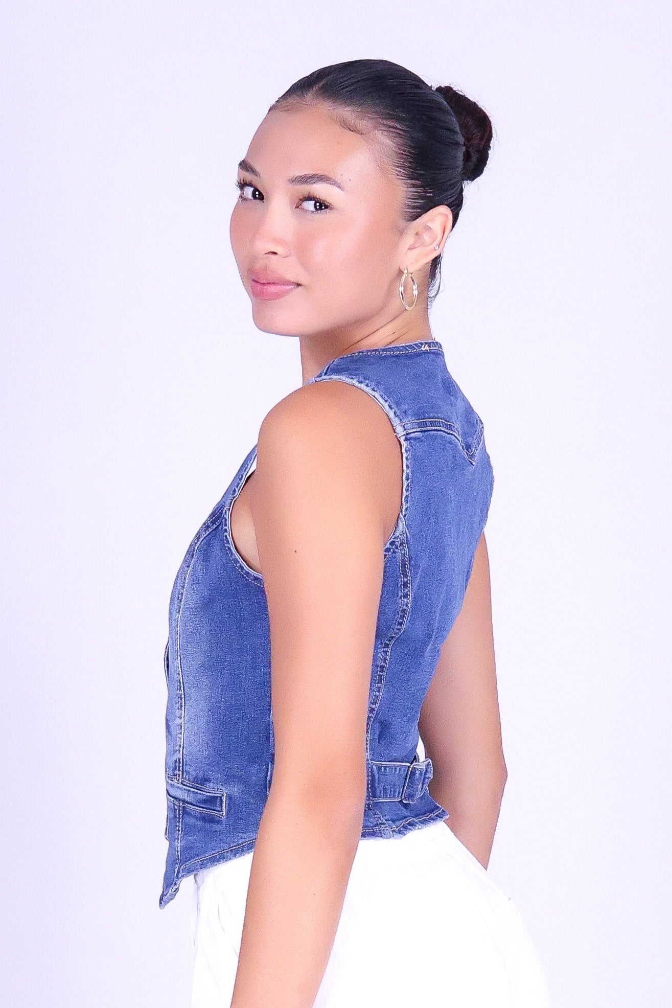 SUNSET WASH DENIM VEST