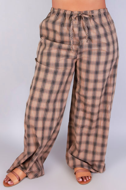 Jeans Warehouse Hawaii - PLUS PLUS PRINTED PANTS - CHECKMATE PAJAMA PANTS | By ACTIVE USA