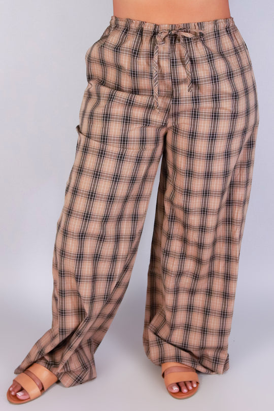 CHECKMATE PAJAMA PANTS